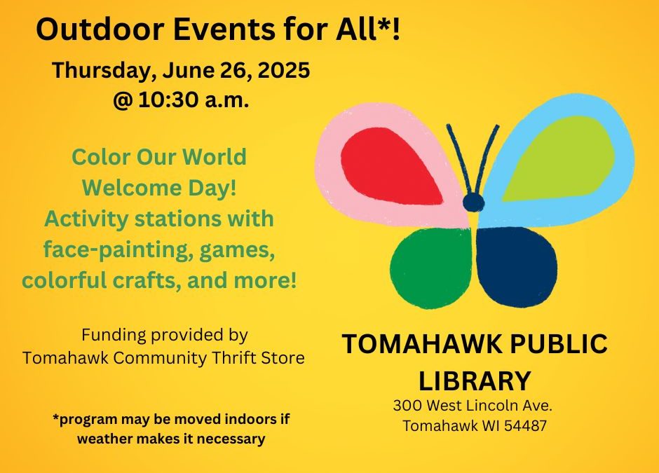 Color our world welcome day