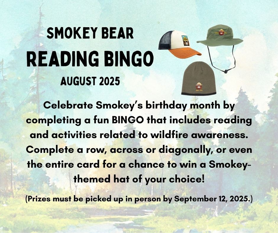 Smokey Reading Bingo