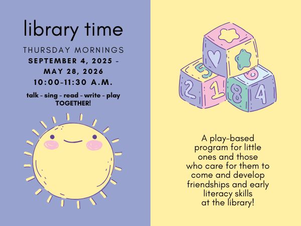 Library time program page